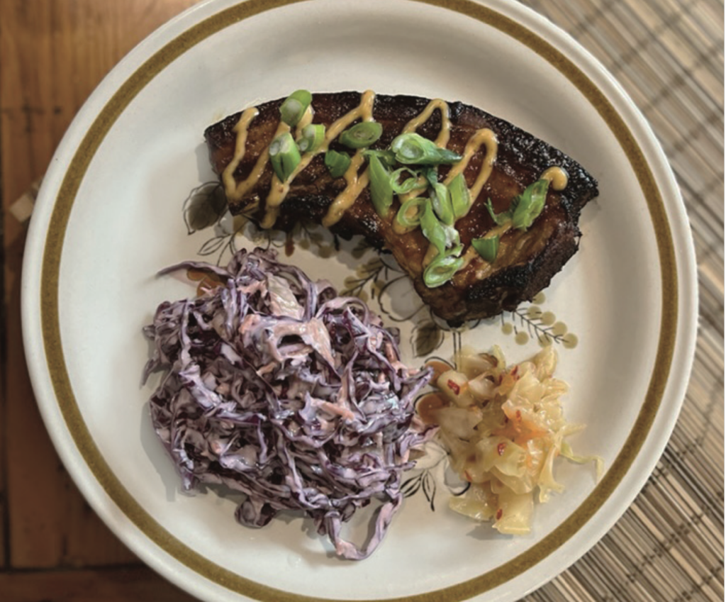 Korean Pork Chops with Kimchi Slaw • Kimchi Club